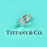 TIFFANY&Co. Ring 1837 Narrow Silver925 #US 4 3/4 Silver Women Second hand