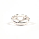 TIFFANY&Co. Ring Open heart Elsa Peretti Sterling Silver #US 5 1/4 Silver Women Second hand