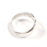 TIFFANY&Co. Ring Open heart Elsa Peretti Sterling Silver #US 5 1/4 Silver Women Second hand