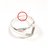 TIFFANY&Co. Ring Open heart Elsa Peretti Sterling Silver #US 5 1/4 Silver Women Second hand
