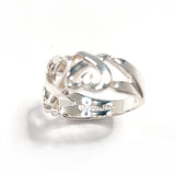 TIFFANY&Co. Ring Triple rubbing heart Paloma Picasso Silver925 #US 5 1/4 Silver Women Second hand