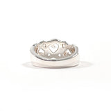 TIFFANY&Co. Ring Triple rubbing heart Paloma Picasso Silver925 #US 4 3/4 Silver Women Second hand