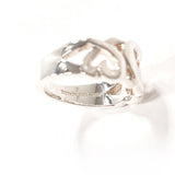 TIFFANY&Co. Ring Triple rubbing heart Paloma Picasso Silver925 #US 4 3/4 Silver Women Second hand