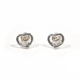 TIFFANY&Co. earring Open heart Elsa Peretti Silver925 Silver Women Second hand