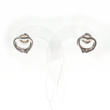 TIFFANY&Co. earring Open heart Elsa Peretti Silver925 Silver Women Second hand