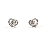 TIFFANY&Co. earring Open heart Elsa Peretti Silver925 Silver Women Second hand
