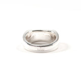GUCCI Ring Diagonal Interlocking G Sterling Silver 925 US Size 5.75 Women
