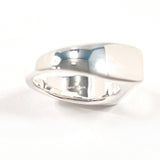 GUCCI Ring Diagonal Interlocking G Sterling Silver 925 US Size 5.75 Women