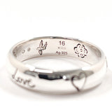 GUCCI Ring Blind for Love Sterling Silver 925 US SizeUS 7 Silver mens