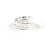 GUCCI Ring Spiral Snake Silver925 #US 5 3/4 Silver Women Second hand