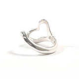 TIFFANY&Co. Ring Open heart Elsa Peretti Silver925 #US 5 1/2 Silver Women Second hand