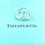 TIFFANY&Co. Ring Open heart Elsa Peretti Silver925 #US 5 1/2 Silver Women Second hand