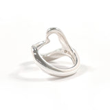TIFFANY&Co. Ring Open heart Elsa Peretti Sterling Silver #US 5 1/2 Silver Women Second hand