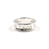 TIFFANY&Co. Ring 1837 Medium Silver925 #US 4 3/4 Silver Women Second hand