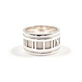 TIFFANY&Co. Ring Atlas Silver925 #US 7 Silver mens Second hand
