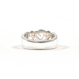 TIFFANY&Co. Ring Triple rubbing heart Paloma Picasso Silver925 #US 5 1/2 Silver Women Second hand