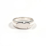 TIFFANY&Co. Ring heart signet Elsa Peretti Sterling Silver #US 7 Silver Women Second hand