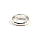 TIFFANY&Co. Ring heart signet Elsa Peretti Sterling Silver #US 7 Silver Women Second hand