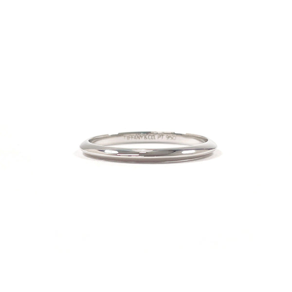 TIFFANY&Co. Ring Knife edge Pt950Platinum #US 7 Silver unisex