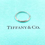 TIFFANY&Co. Ring Knife edge Pt950Platinum #US 7 Silver unisex Second hand
