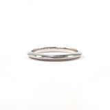 TIFFANY&Co. Ring Knife edge Pt950Platinum #US 4 3/4 Silver Women Second hand