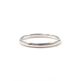 TIFFANY&Co. Ring Wedding band ring Forever Pt950Platinum #US 8 1/2 Silver mens Second hand