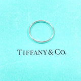 TIFFANY&Co. Ring Wedding band ring Forever Pt950Platinum #US 8 1/2 Silver mens Second hand