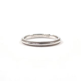 TIFFANY&Co. Ring Milgrain Bundling gathered together Pt950Platinum #US 5 1/4 Silver Women Second hand