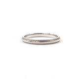 TIFFANY&Co. Ring Milgrain Bundling gathered together Pt950Platinum #US 5 1/4 Silver Women Second hand