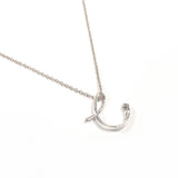 TIFFANY&Co. Necklace Alphabet letter C Elsa Peretti Sterling Silver Silver Women Second hand