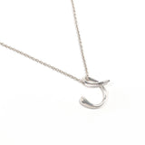 TIFFANY&Co. Necklace Alphabet letter C Elsa Peretti Sterling Silver Silver Women Second hand