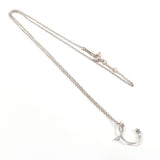 TIFFANY&Co. Necklace Alphabet letter C Elsa Peretti Sterling Silver Silver Women Second hand