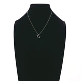 TIFFANY&Co. Necklace Alphabet letter C Elsa Peretti Sterling Silver Silver Women Second hand