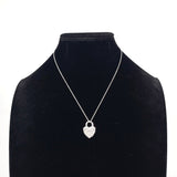 TIFFANY&Co. Necklace Heart lock Return to Sterling Silver 925 Silver Women