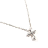 TIFFANY&Co. Necklace Cross mini Elsa Peretti Silver925 Silver Women Second hand