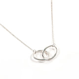 TIFFANY&Co. Necklace Double loop Elsa Peretti Silver925 Silver Women Second hand