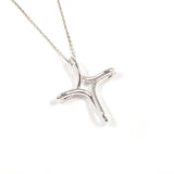 TIFFANY&Co. Necklace Infinity cross Elsa Peretti Silver925 Silver Women Second hand