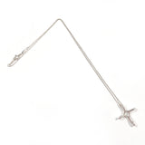 TIFFANY&Co. Necklace Infinity cross Elsa Peretti Silver925 Silver Women Second hand