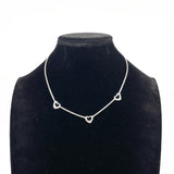 TIFFANY&Co. Necklace Triple Open Heart 3P Elsa Peretti Silver925 Silver Women Second hand