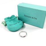 TIFFANY & CO. Ring nesting narrow Band ring Pt950Platinum US Size 6.25 unisex
