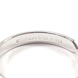 TIFFANY & CO. Ring nesting narrow Band ring Pt950Platinum US Size 6.25 unisex