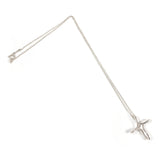 TIFFANY & CO. Necklace Infinity cross Elsa Peretti Sterling Silver 925 unisex