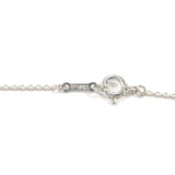 TIFFANY & CO. Necklace Infinity cross Elsa Peretti Sterling Silver 925 unisex