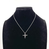 TIFFANY & CO. Necklace Infinity cross Elsa Peretti Sterling Silver 925 unisex