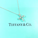 TIFFANY & CO. Necklace Infinity cross Elsa Peretti Sterling Silver 925 Women