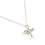 TIFFANY & CO. Necklace Infinity cross Elsa Peretti Sterling Silver 925 Women