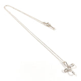 TIFFANY & CO. Necklace Infinity cross Elsa Peretti Sterling Silver 925 Women