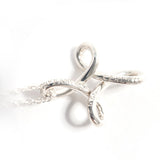 TIFFANY & CO. Necklace Infinity cross Elsa Peretti Sterling Silver 925 Women
