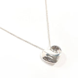 TIFFANY & CO. Necklace Fold heart Sterling Silver 925 vintage accessory Women