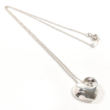 TIFFANY & CO. Necklace Fold heart Sterling Silver 925 vintage accessory Women